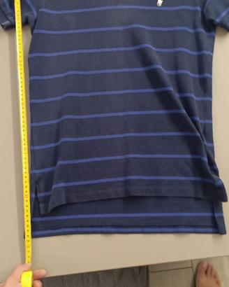 Polo Ralph Lauren Uomo a Righe Blu Navy - Taglia S