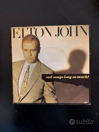 Disco 45 giri - ELTON JOHN sad songs (say so much)