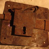 Vecchia serratura portone anni 30/40