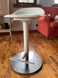 JANINGE Sgabello bar, bianco, 76 cm ikea