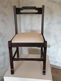 6 sedie fine anni 60 originali