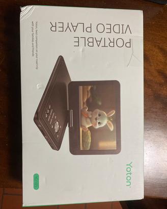 Lettore DVD portatile 12,5” schermo girevole HD