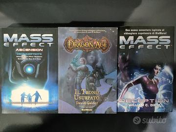Lotto 3 romanzi Dragon Age + Mass Effect 