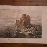 stampa antica castello di San Servolo Trieste