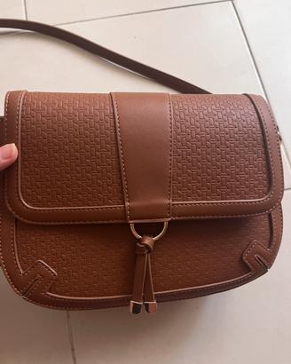 Borsa a spalla donna marrone