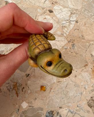 Coccodrillo Thun in ceramica