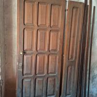 porta ingresso  legno masselo 