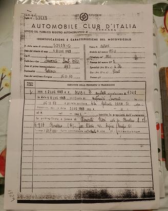 Libretto per lambretta 125LI 