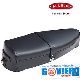 Sella NISA BLU SCURO Vespa PX PE 125 150 200 Prim