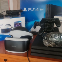 Playstation 4 PRO + VR + GIOCHI + ACCESSORI VARI