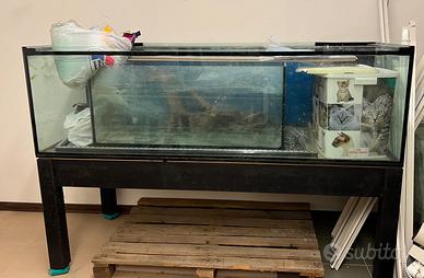 Acquario con supporto