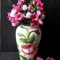 Grande vaso italiano dipinto a mano