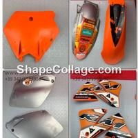 KIT PLASTICHE KTM EXC 300 1998 1999 SX 250 2000 2t