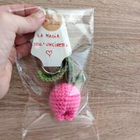 portachiavi all'uncinetto 