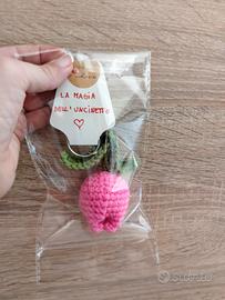 portachiavi all'uncinetto 