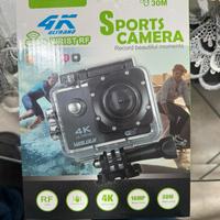 Action Cam 4k wireless completa di memoria esterna