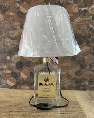 Lampada bottiglia abat jour amaro disaronno