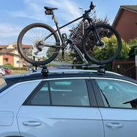 Portabici da tetto per barre