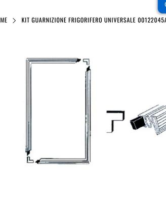 Kit Guarnizione Frigorifero Universale 00122045as