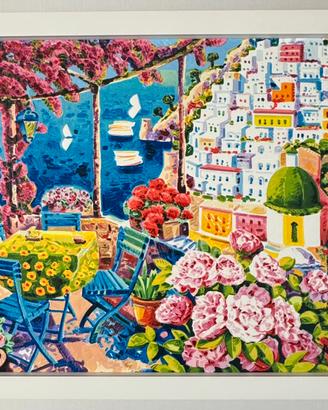 Quadro serigrafia su tela di A.Faccincani 60x80cm