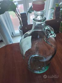 Damigiane in Vetro da 5 LT. - per  Vino - Olio etc