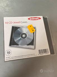 Confezione 10 custodie per cd/dvd