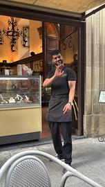 Cameriere, banco , pulizie