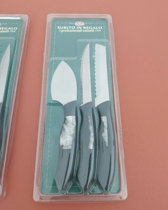Set coltelli Galbani e vassoi Calvé