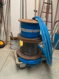 Bobbina cordino acciaio plastificato