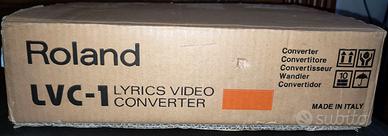Roland LVC 1, Video Karaoke per Arranger Roland