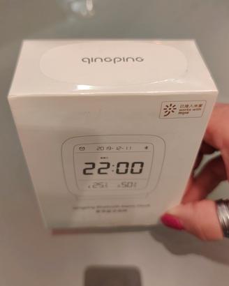orologio sveglia con termoigrometro 