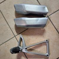 Ducati copri marmitta + telaio con pedana