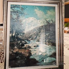 splendido olio su tela 80 X 60 del pittore Carlo B