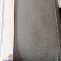 divano vera pelle grigio  3 mt 5 posti