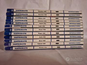 Quattroruote 12 numeri anno 1990 - 1994