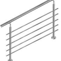 Ringhiera passa mano dritta obliqua accaio inox