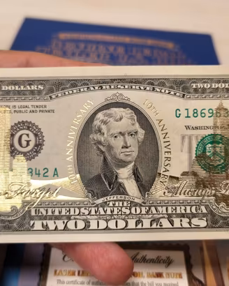 Banconota da 2 Dollari Usa – Da collezione