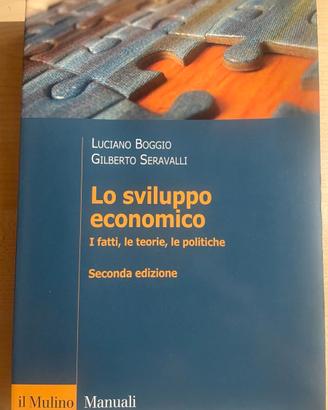 Libro "Lo Sviluppo Economico" Boggio Seravalli