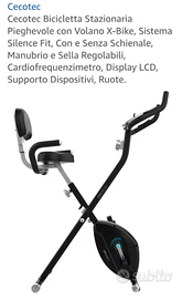 Cyclette pieghevole