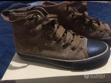 Scarpe Alviero Martini lana interna con lacci