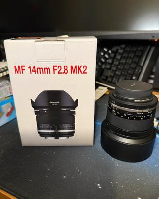 Obiettivo Samyang MF 14mm F2.8 MK2