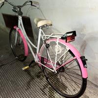 Bici passeggio Vintage Bianca e Rosa - Stile Retrò