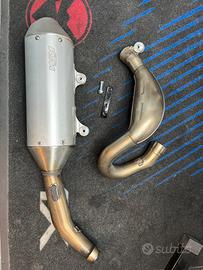 Scarico completo ktm 450 sxf