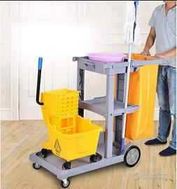 Carrello per pulizie professionale