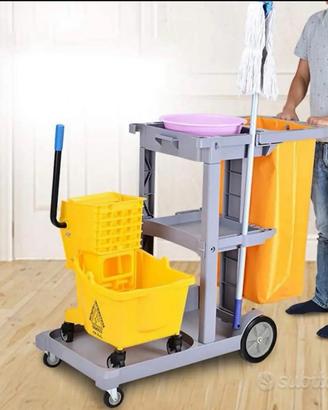 Carrello per pulizie professionale