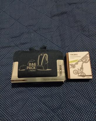 zainetto e portachiavi 