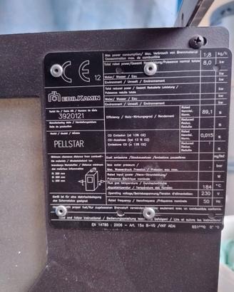 Inserto a pellet EdilKamin, modello Pellstar