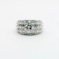 Anello oro 18 kt diamante ct 1.4 e ct  2.80