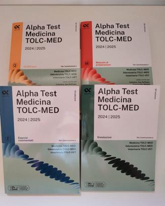 Alpha test medicina tolc-med kit di preparazione