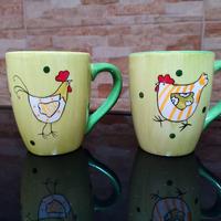 Set 2 tazze grandi Vintage Gallina 
